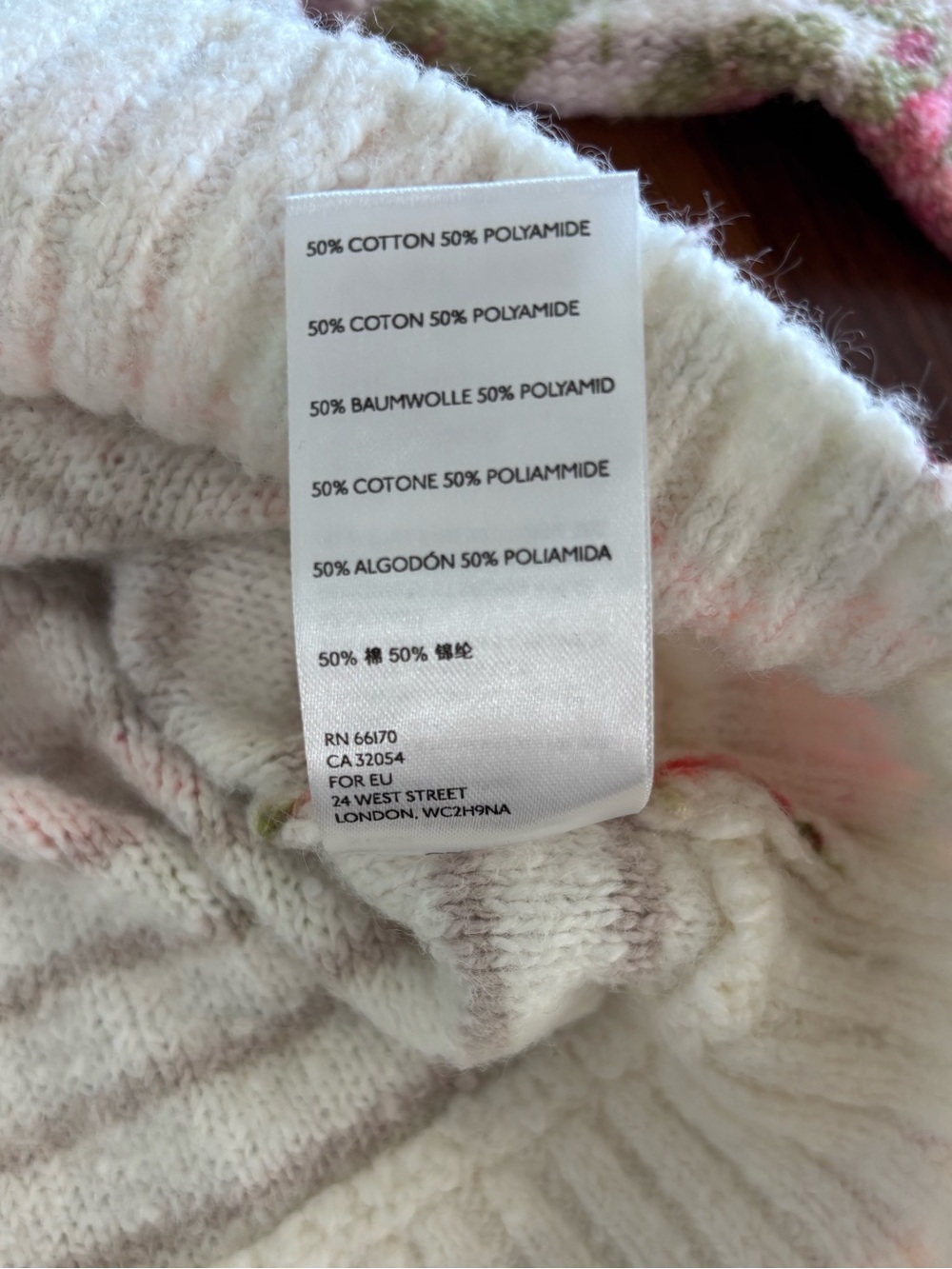 Free People Bed Of Roses Pullover Cropped Sweater Candy Combo M - Picture 12 of 16